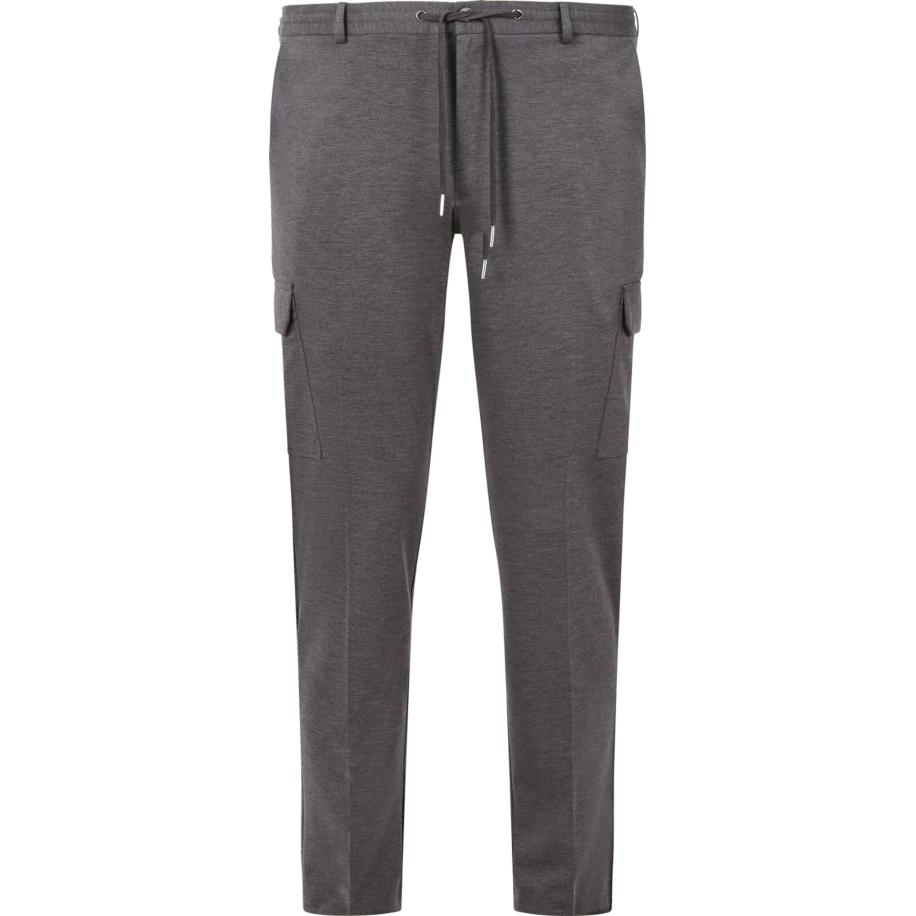 Charles Colby Cargobroek donkergrijs, Effen -