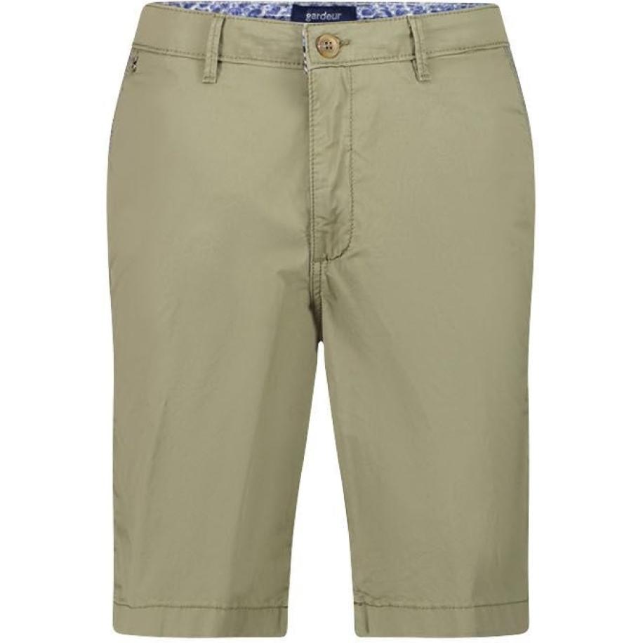 Gardeur Short Jasper Beige Groen