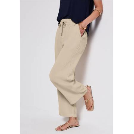 Street One Wide Legs mousseline broek