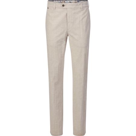 BABISTA linnen broeken beige, Effen