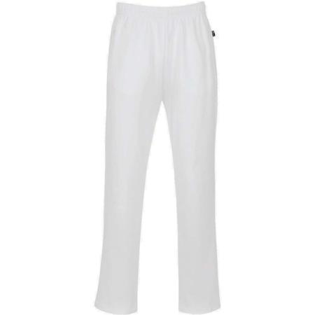 TRIGEMA Casual Broek wit, Effen