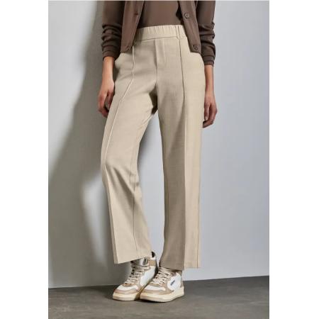 Street One Rechte gemêleerde broek