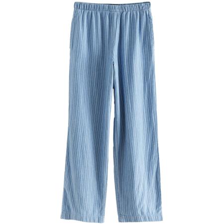 Next Next Broek blauw denim / wit