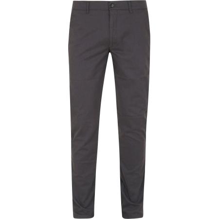 Suitable Chino Pico Print Grijs