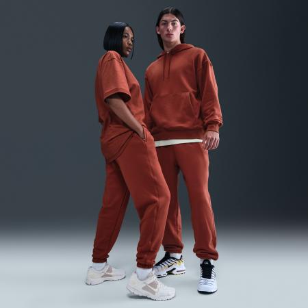 Nike Wool Classics fleecebroek - Rood