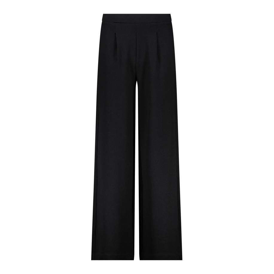 Monari monari Bandplooibroek zwart -