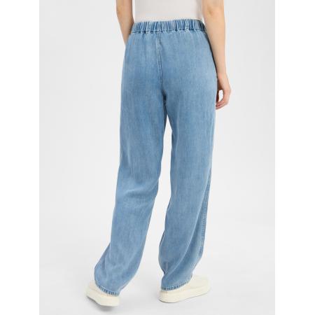 Samsøe & Samsøe Samsøe Samsøe Broek Sahoysa blauw denim