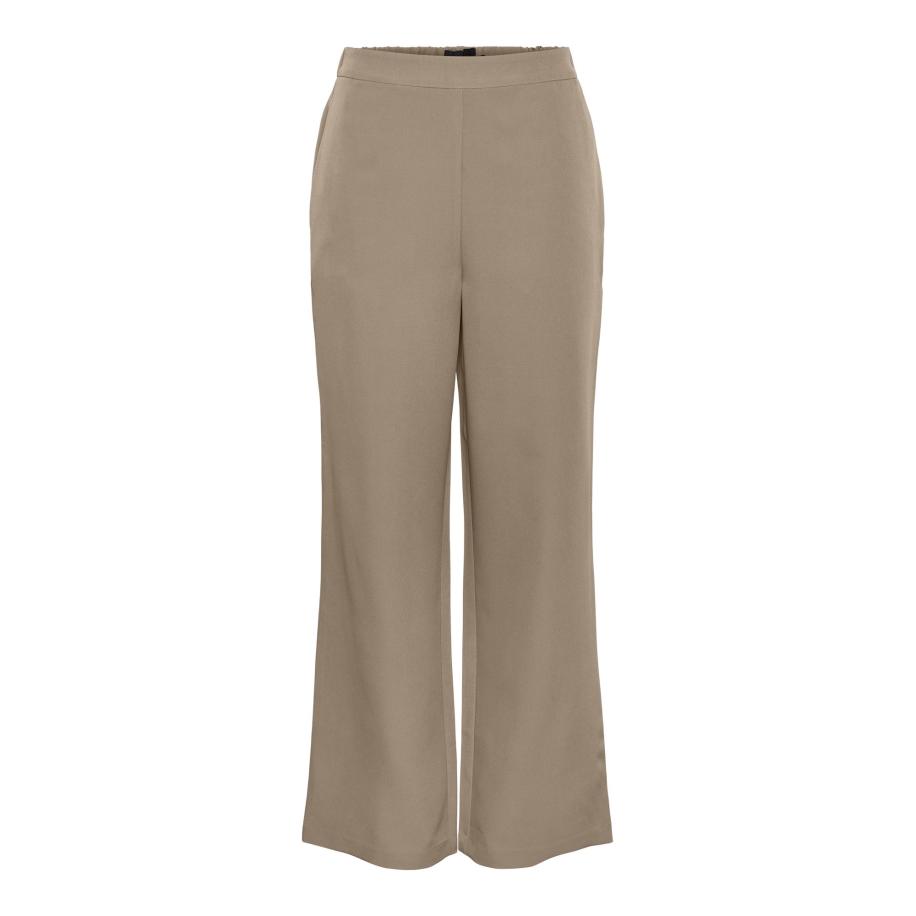 Pieces PIECES Broek Bozzy donkerbeige -