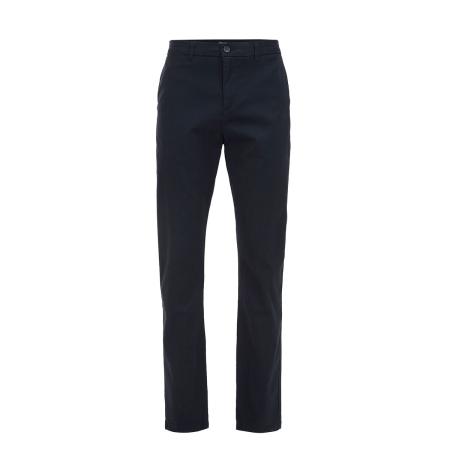 Fundamentals heren slim fit chino met stretch - Slim Fit - Donkerblauw - Katoen - Maat: 28/30