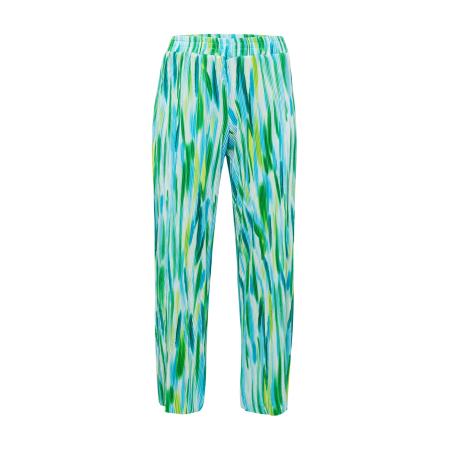 Only Carmakoma ONLY Carmakoma Broek LISSETA blauw / groen / wit
