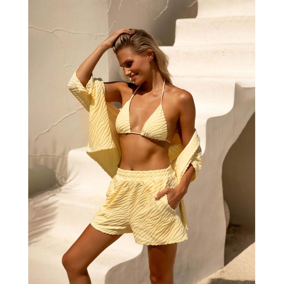 The Lola Club Indy Korte Broek Geel