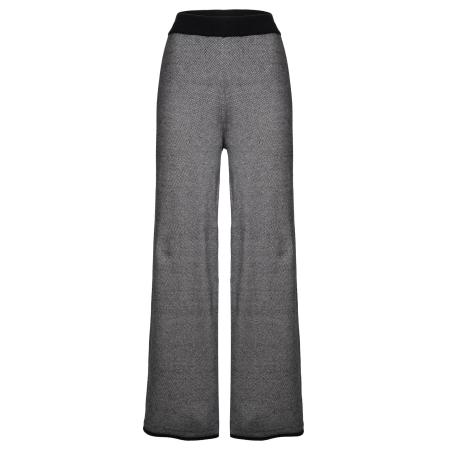 Influencer Influencer Broek zwart / offwhite