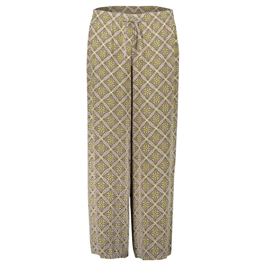 Cartoon Cartoon Broek olijfgroen / rosa -