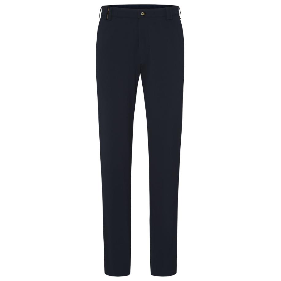 Meyer MEYER Chino donkerblauw / bloedrood -