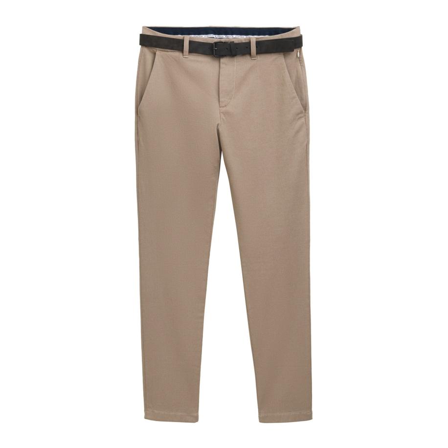 Tom Tailor TOM TAILOR Chino Travis donkerbeige / donkerbruin -