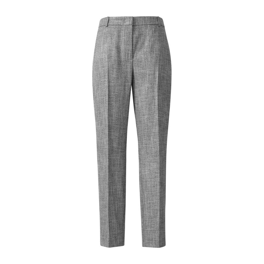Comma COMMA Broek grijs gemêleerd -