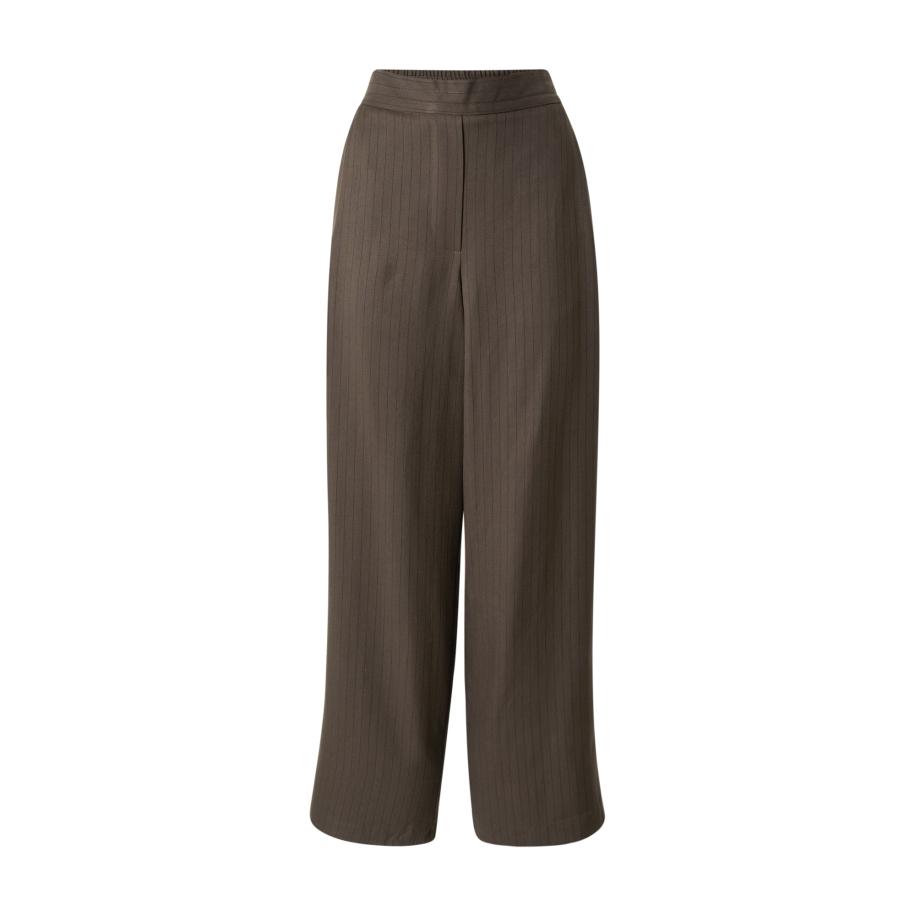 TOPSHOP Bandplooibroek bruin / zwart Bruin