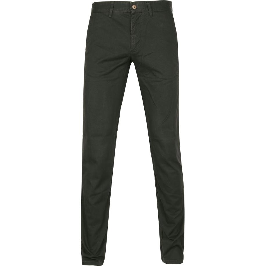 Suitable Sartre Chino Donkergroen Groen