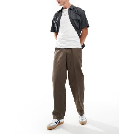 Dickies - Seasonal - Broek met wijde pijpen in middenbruin