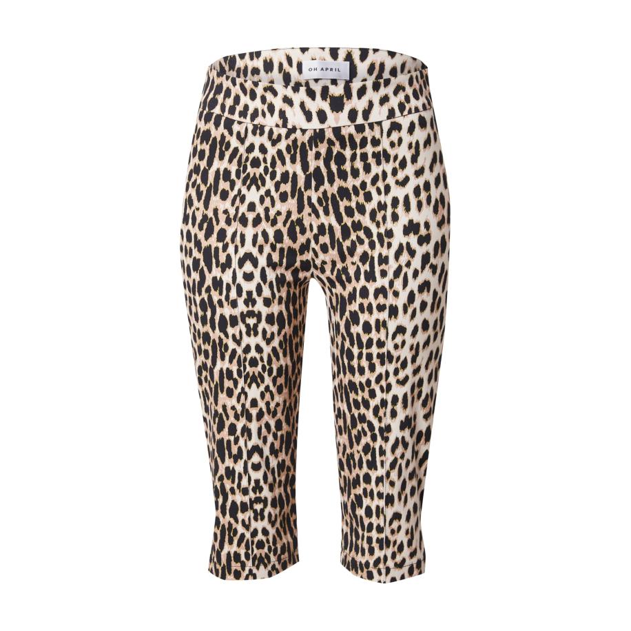 OH APRIL Broek Clove cappuccino / lichtbruin / zwart Bruin