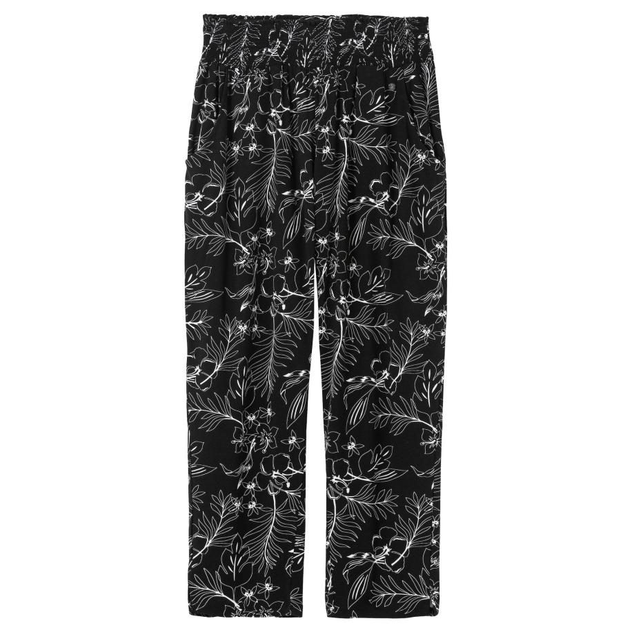 SHEEGO Broek zwart / wit Zwart