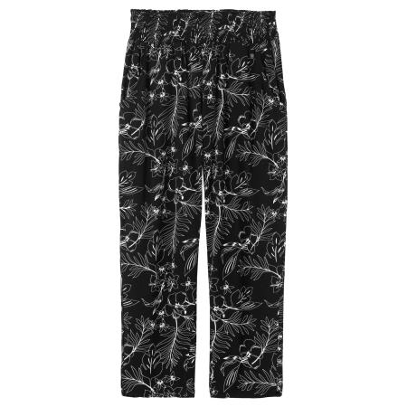 SHEEGO Broek zwart / wit