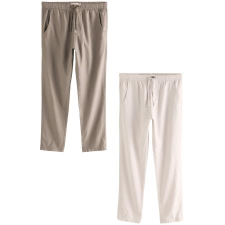 Next Next Broek lichtgrijs