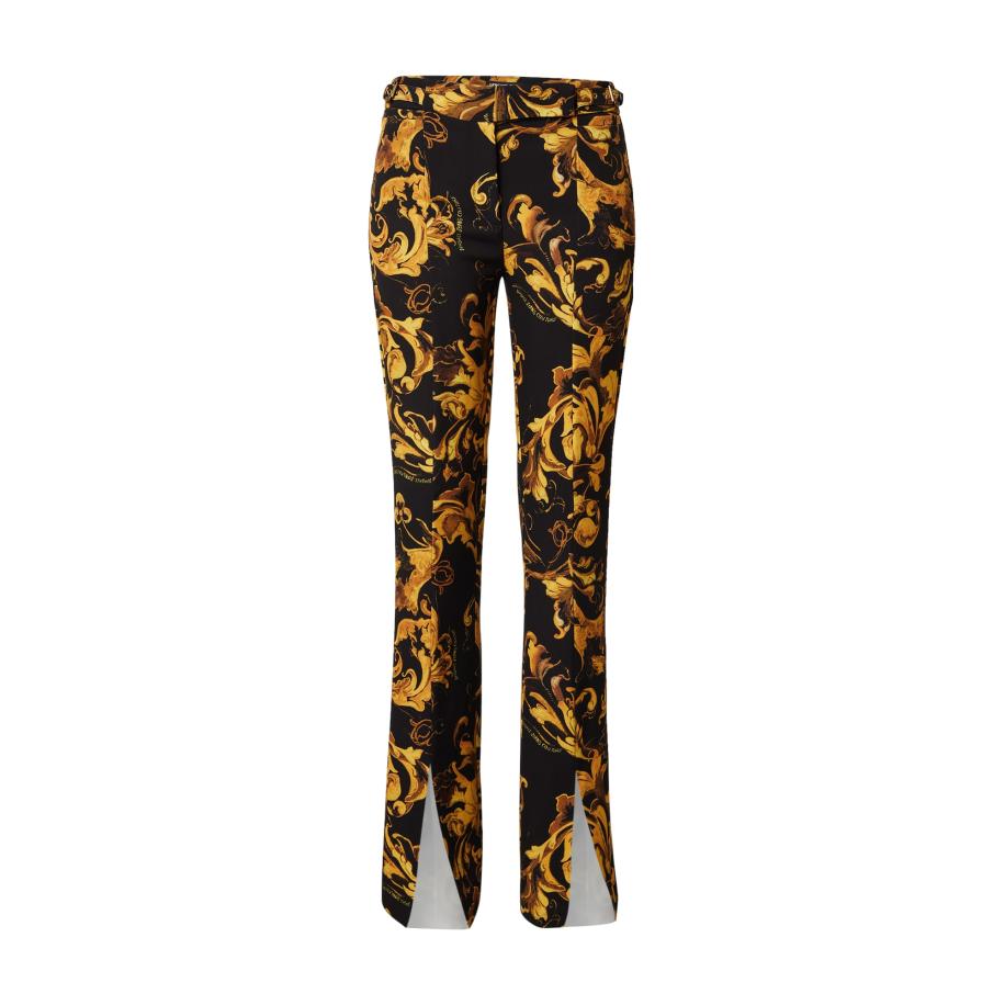 Versace Versace Jeans Couture Broek donkerbruin / mosterd / zwart -