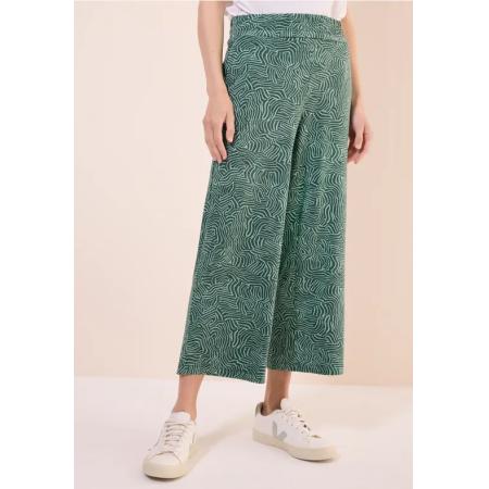 CECIL Broek met gedessineerde Wide Legs