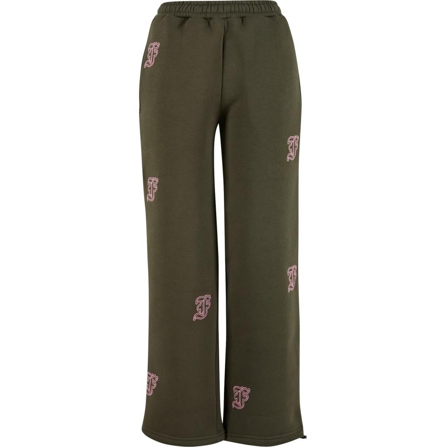 Felicious Broek donkergroen / pink Groen