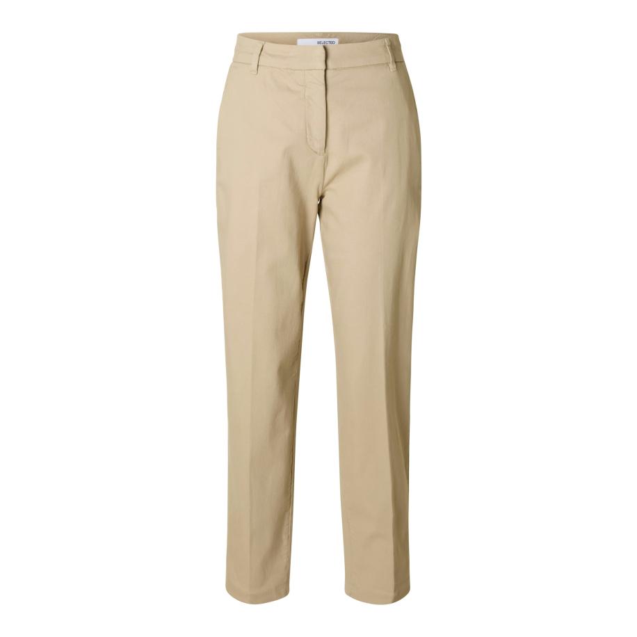 Selected SELECTED Chino SLFVera Rita beige -