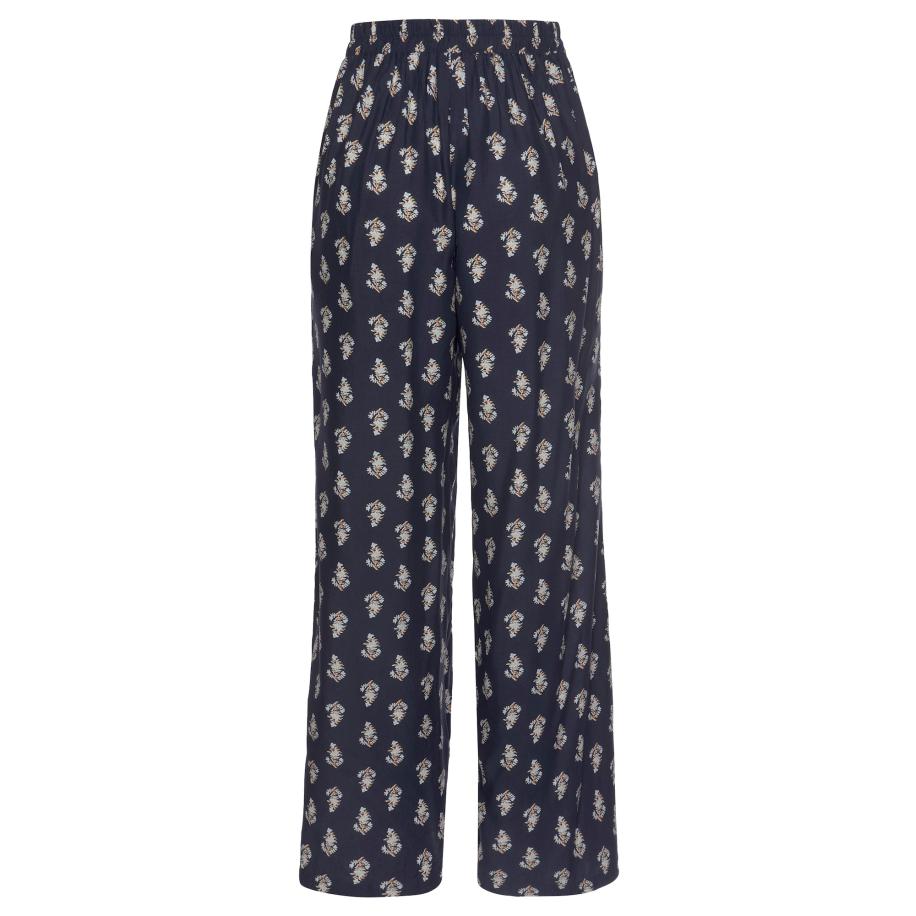 VIVANCE VIVANCE Broek marine / donkergeel / wit -