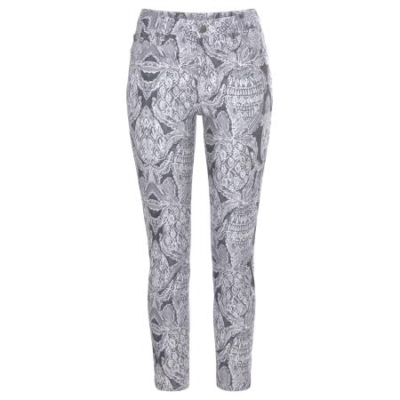 Lascana LASCANA Broek grijs / wit