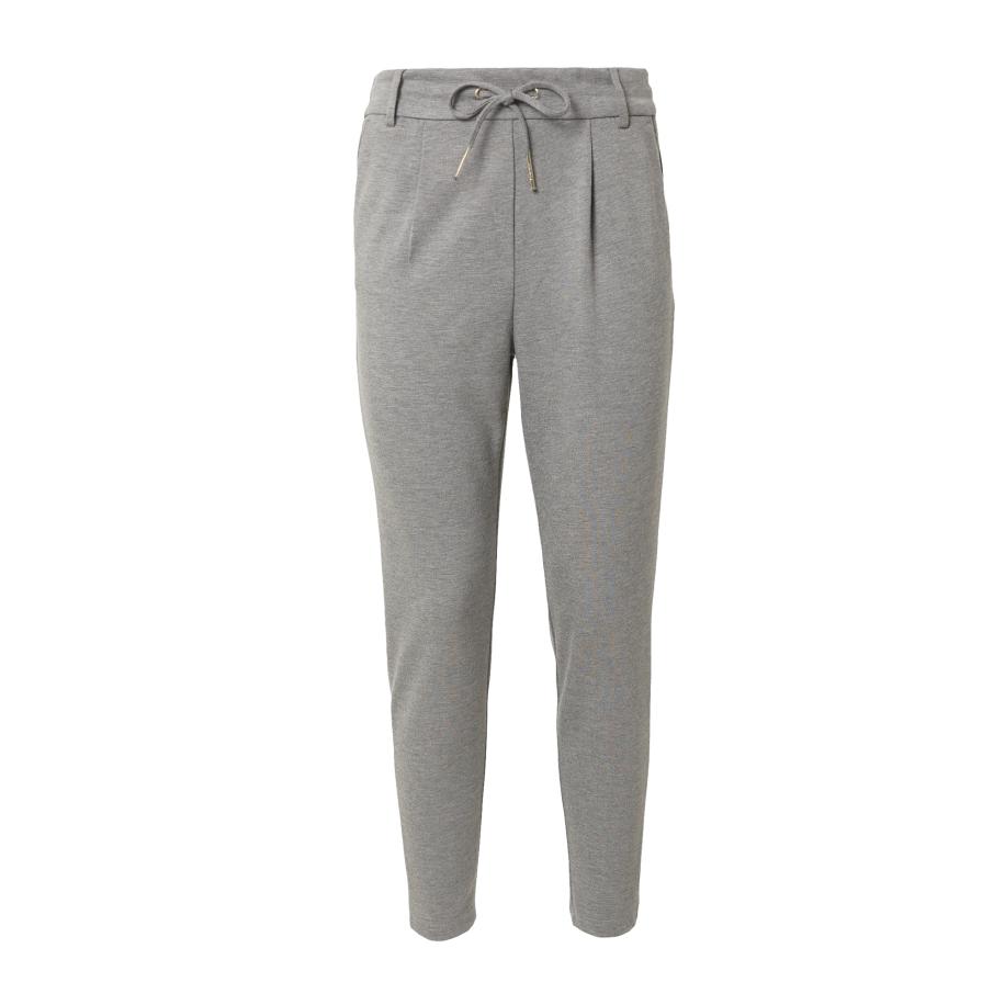 Only ONLY Bandplooibroek Poptrash grijs gemêleerd -