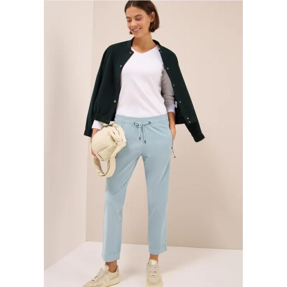 CECIL Comfortabele corduroy broek Blauw