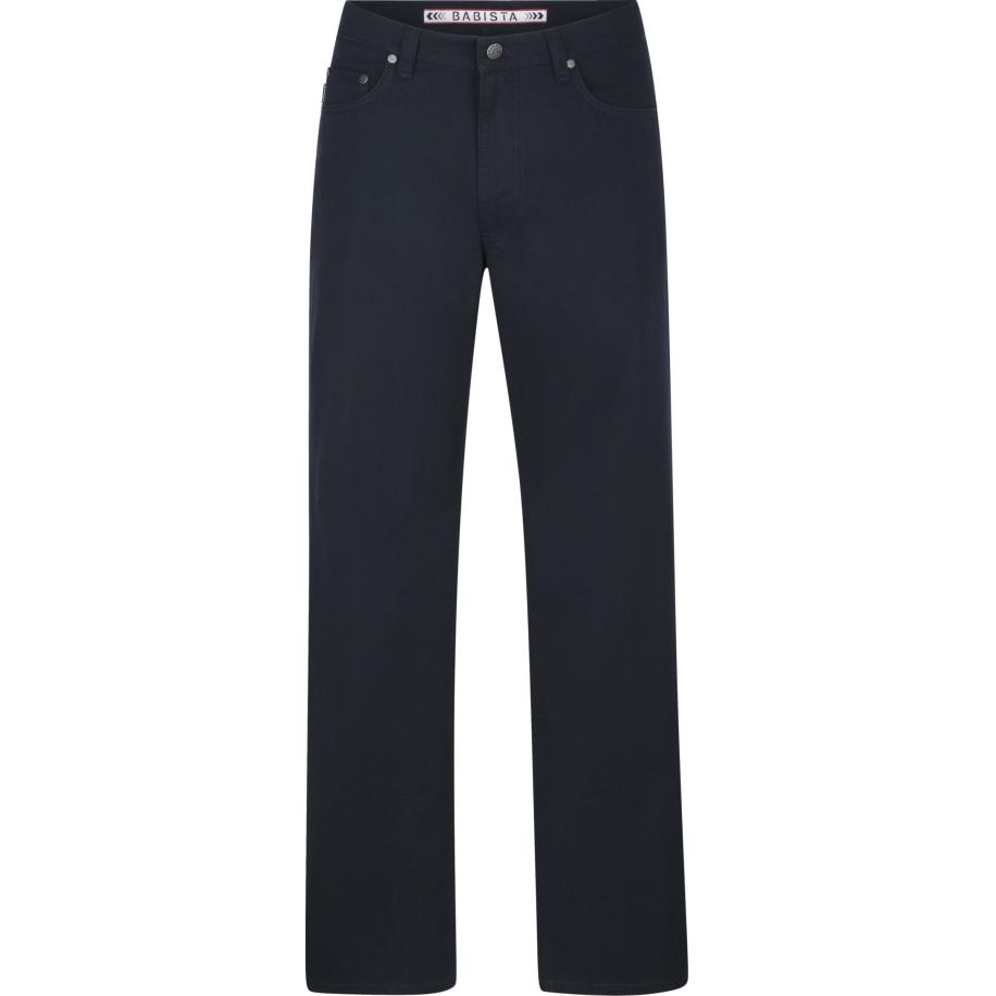 BABISTA Broek donkerblauw, Effen Blauw