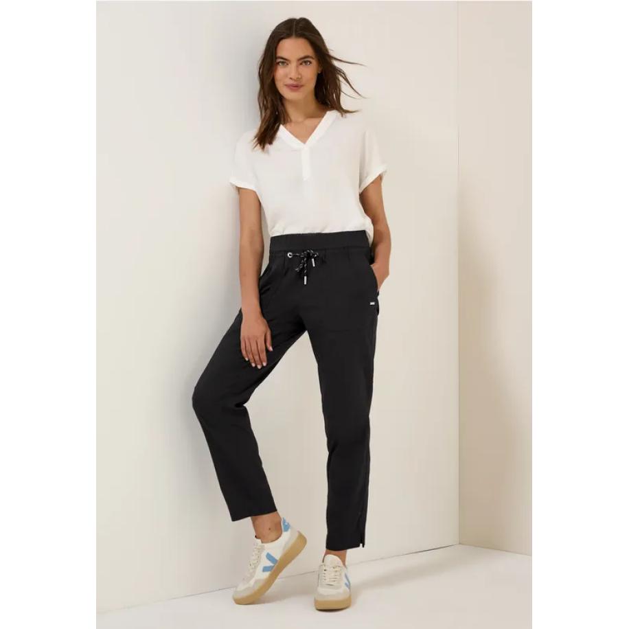 CECIL Casual broek Zwart