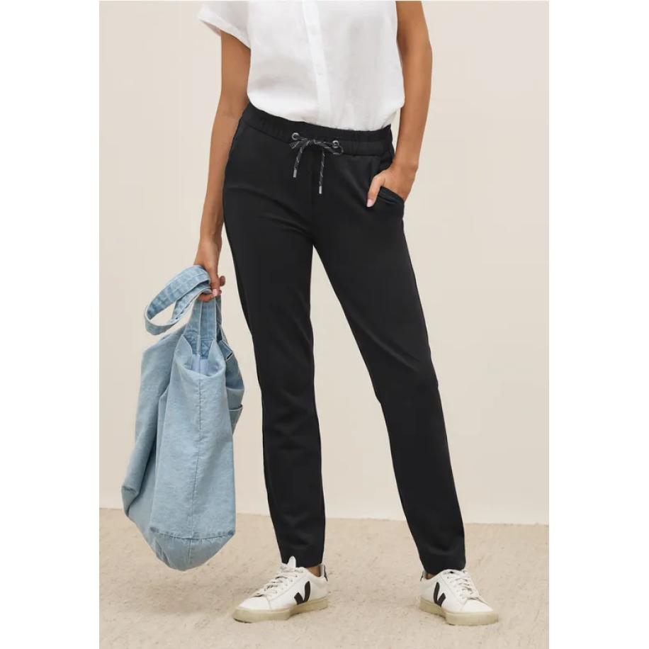 CECIL Casual broek Zwart