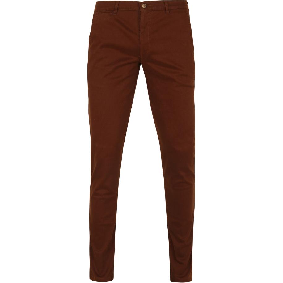 Suitable Chino Plato Brique Bruin