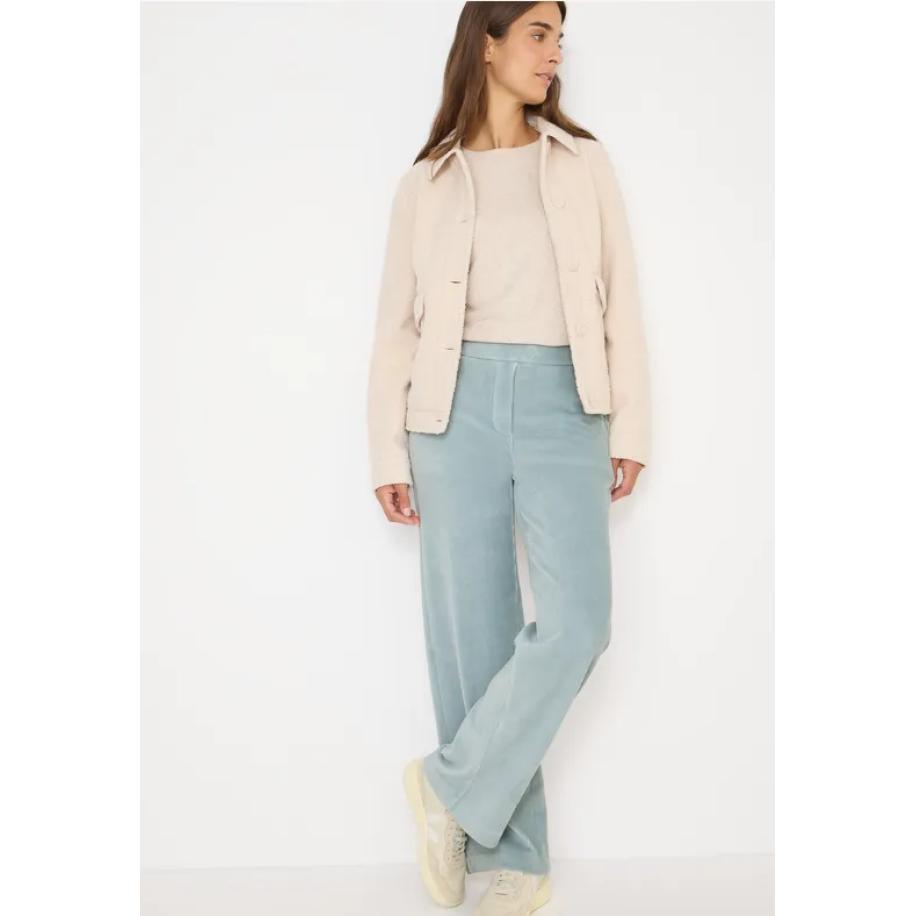 CECIL Wide Legs corduroy broek Blauw