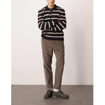 New Look - Broek van corduroy in bruin