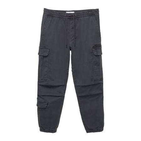 Pull&Bear Pull&Bear Cargobroek donkergrijs