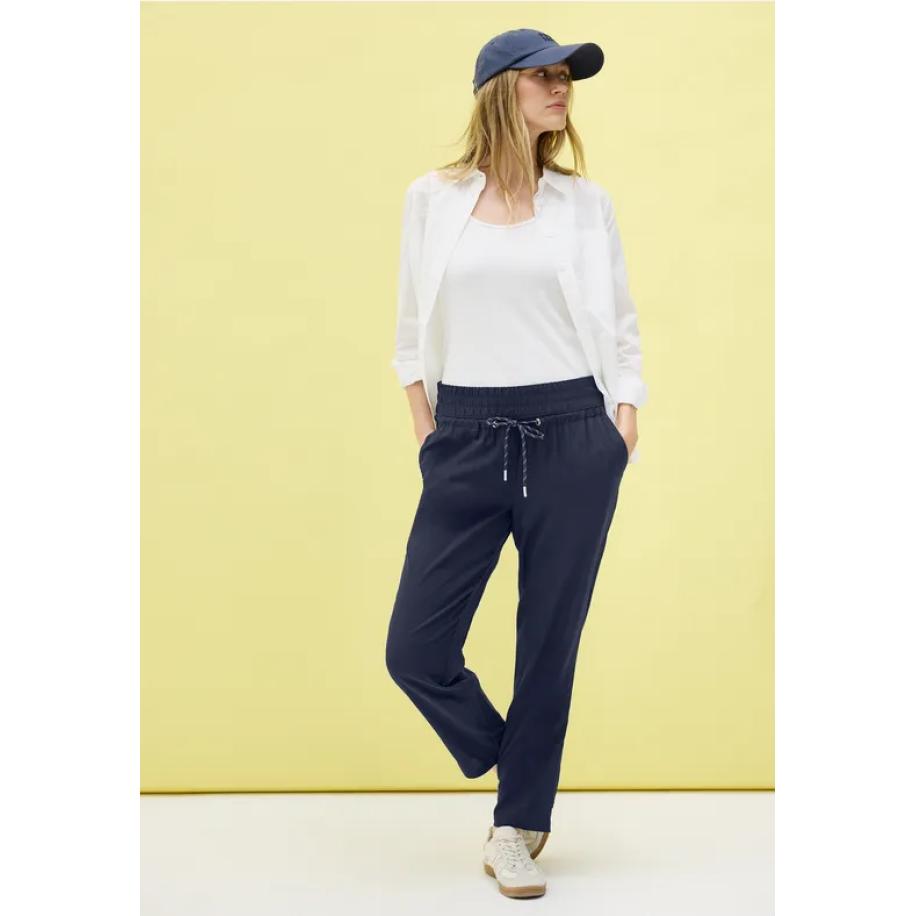 CECIL Loose Fit broek Blauw