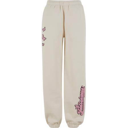 Felicious Broek lichtbeige / oudroze / zwart