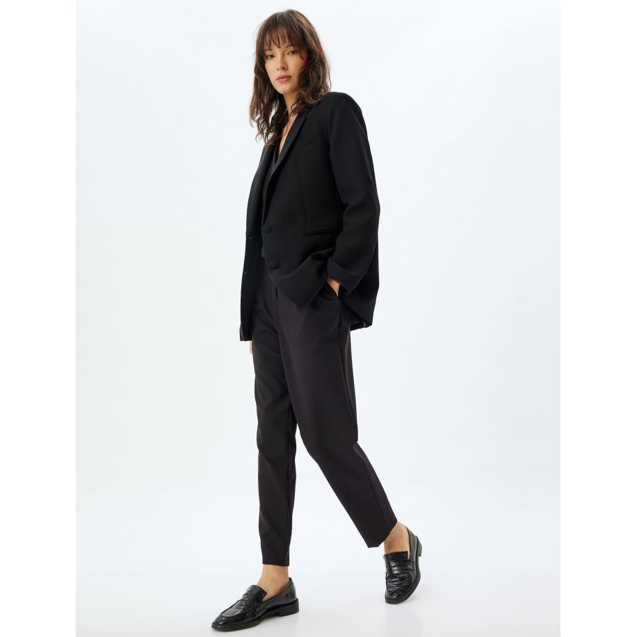 Koton Koton Bandplooibroek zwart -