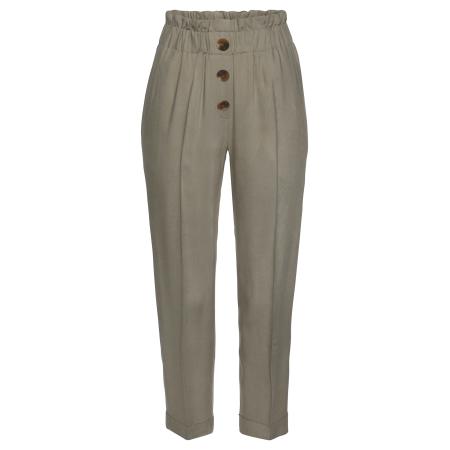 Lascana LASCANA Bandplooibroek grijs