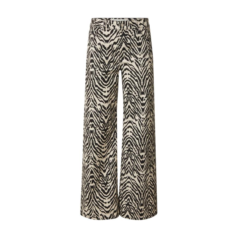 JDY JDY Broek JDYVANESSA ecru / zwart -