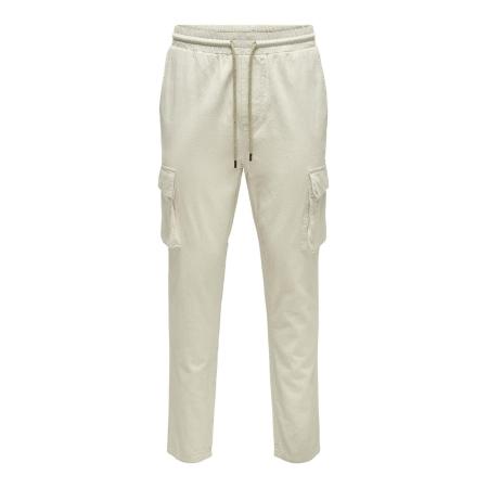 Only & Sons Only & Sons Cargobroek Linus lichtgrijs