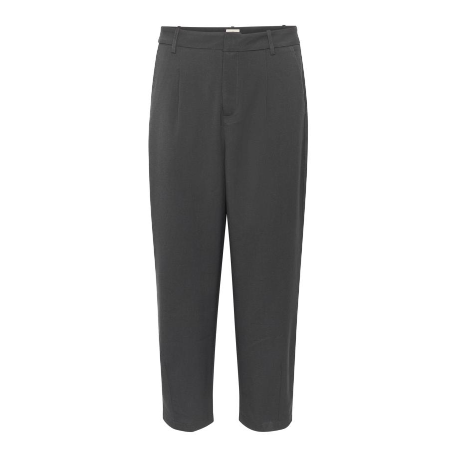 Kaffe Bandplooibroek KA Merle zwart Zwart