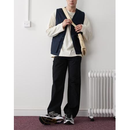 Prohibited - Rechte chinobroek in marineblauw